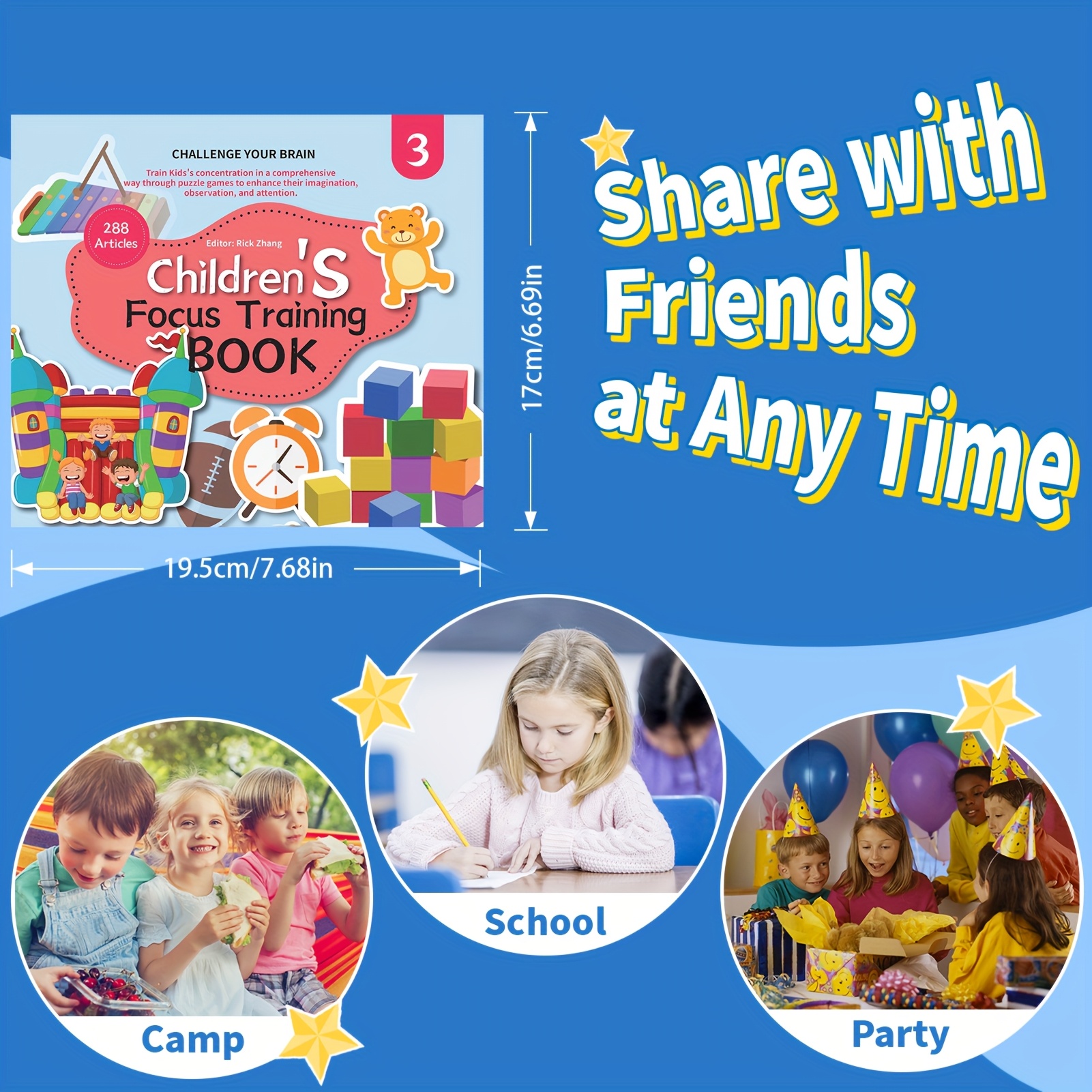 [1pc Fun English Learning Book] Fun English Books about Patterns And Regulations to Boost Kids' Concentration - Enhance Education And Creativity.