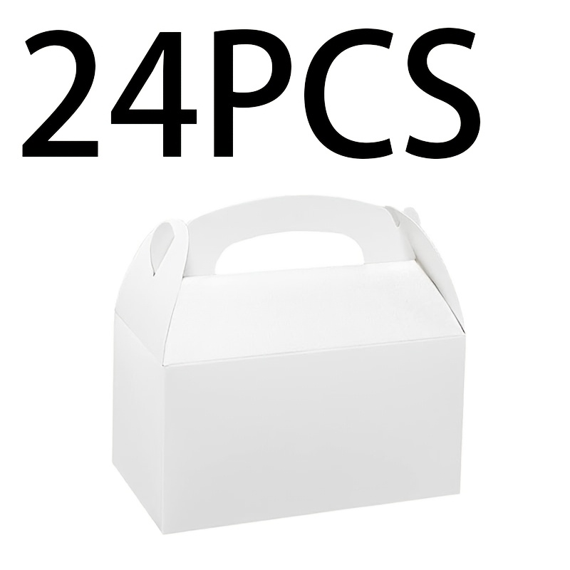 TEMU 6/24 cajas blancas para techos, cajas de regalo con , cajas de recuerdos para fiestas, manualidades, envoltura de regalos, de niños, , baby