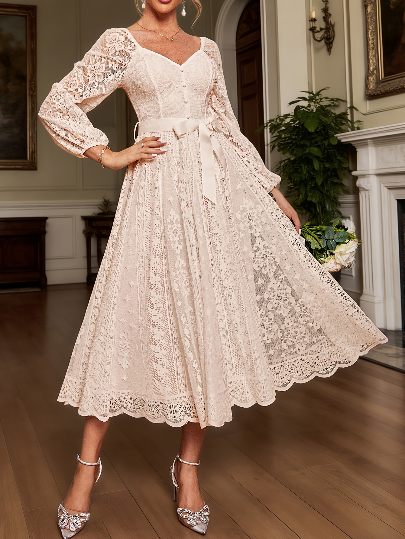 sachin and babi light blue dress Size 16 Dresses – Ever-Pretty Plus main image 1