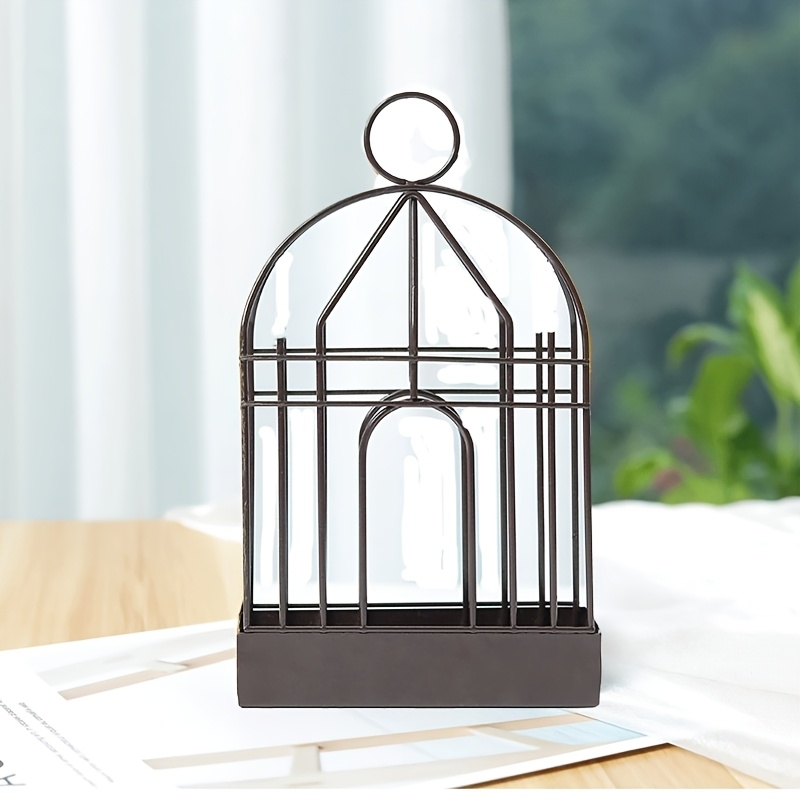 Image of 1pc Metal Coil Holder, Incense Holder Retro Incense Holder, Portable Hanging Birdcage Design Incense Holder Holder, Suitable For Outdoor Home Garden Decoration Bar Courtyard Desk