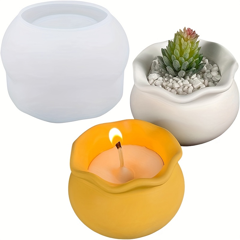 

Diy Succulent Flower Pot Silicone Mold - Fish Tank Shape Candle Jar - Jewelry Storage Box - Concrete Resin Plaster Mould