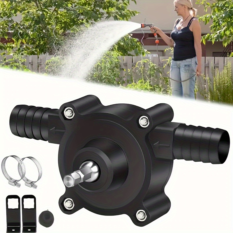 

Hand Drill Water Pump - Self-, Compact & For Wash And Outdoor Use