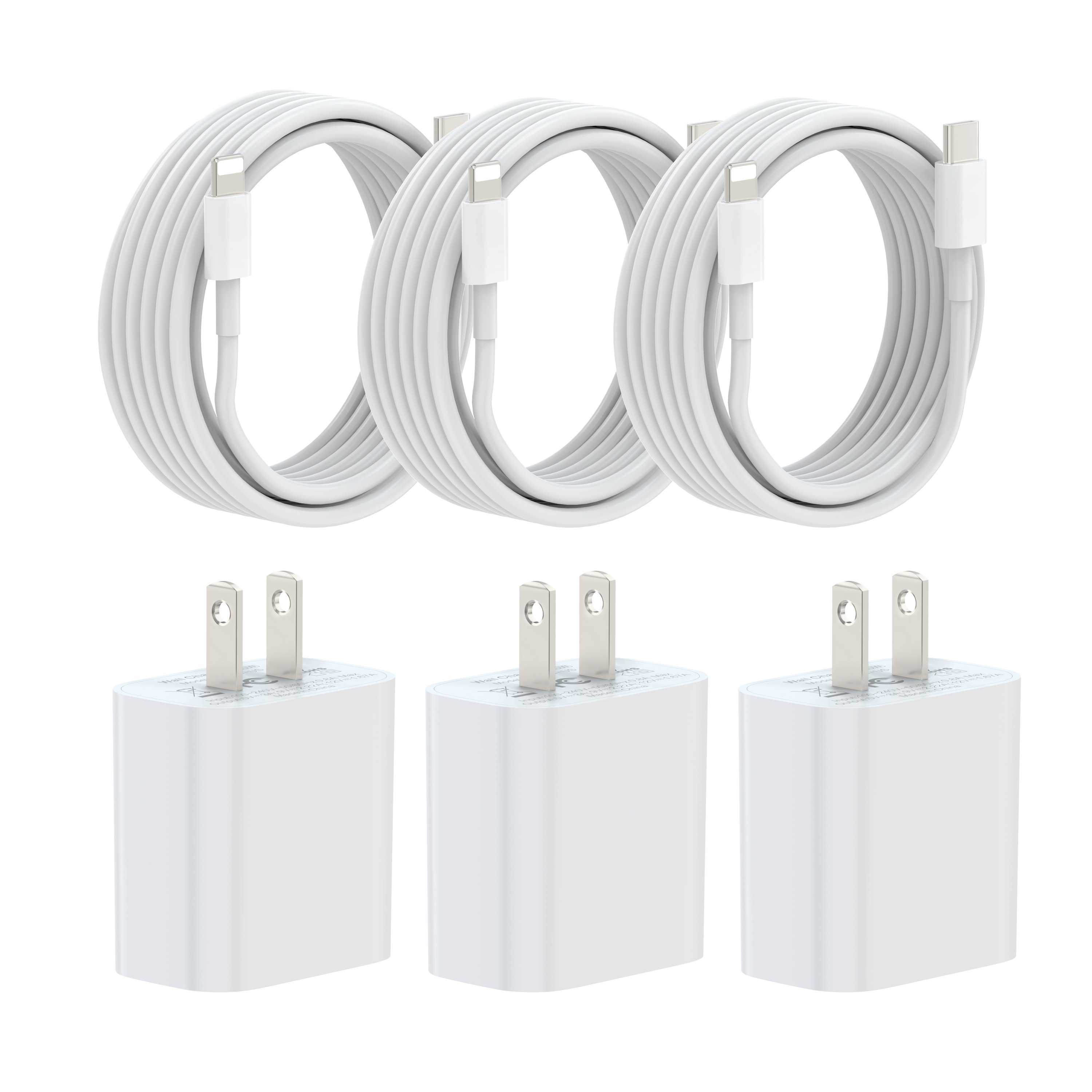  Kit de cargador rápido para iPhone 12, certificado por Apple  MFi, cargador de pared de 20 W PD tipo C con cable Lightning de 6 pies  compatible con iPhone 12/12 Mini/12Pro/12