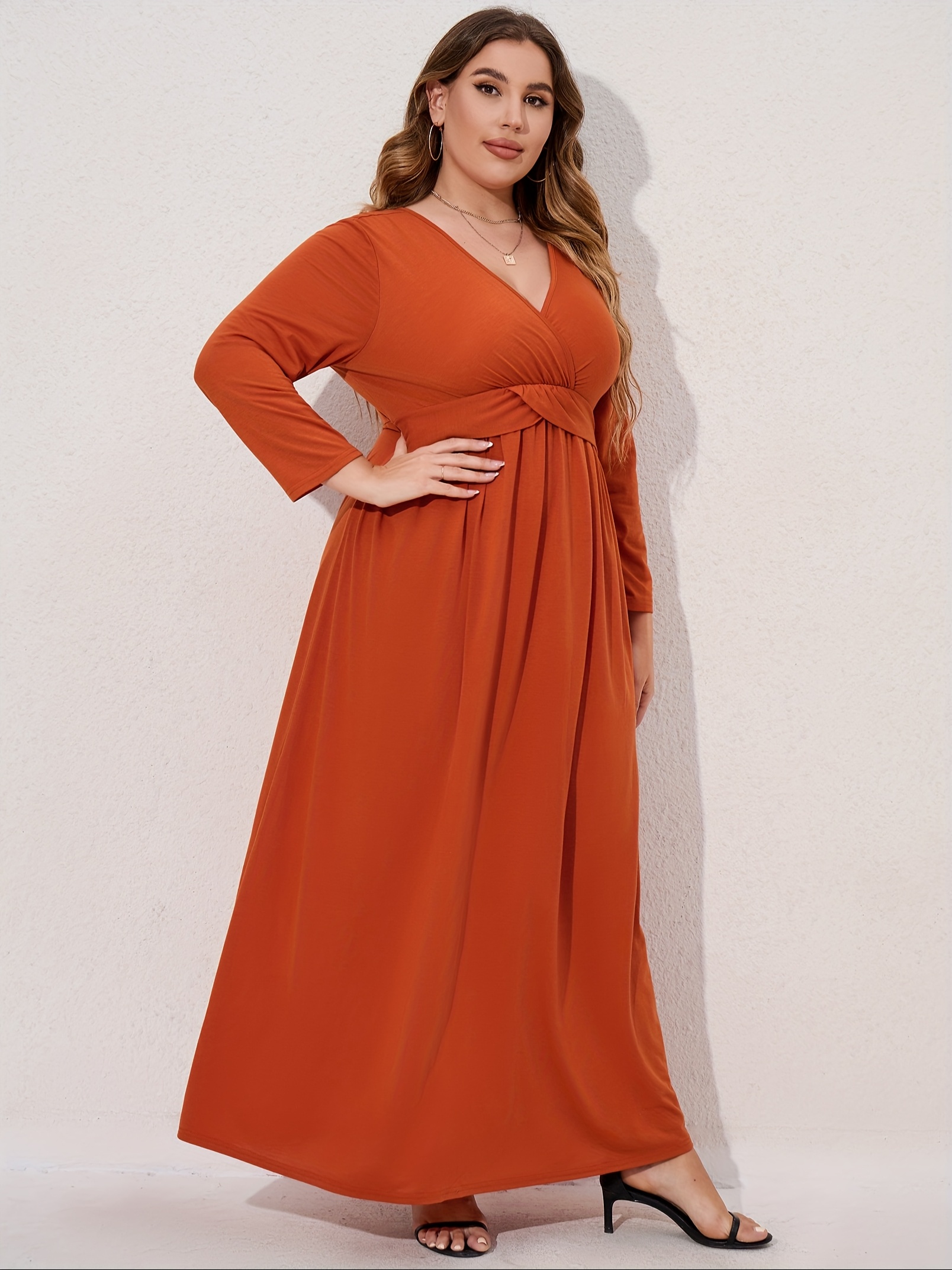 black maxi chiffon dress Rihoas Elegant Black Tie Strap Maxi Dress Chiffon Slit Dress for Wedding Guest, Cocktail Party, Evening Party, Black / XS