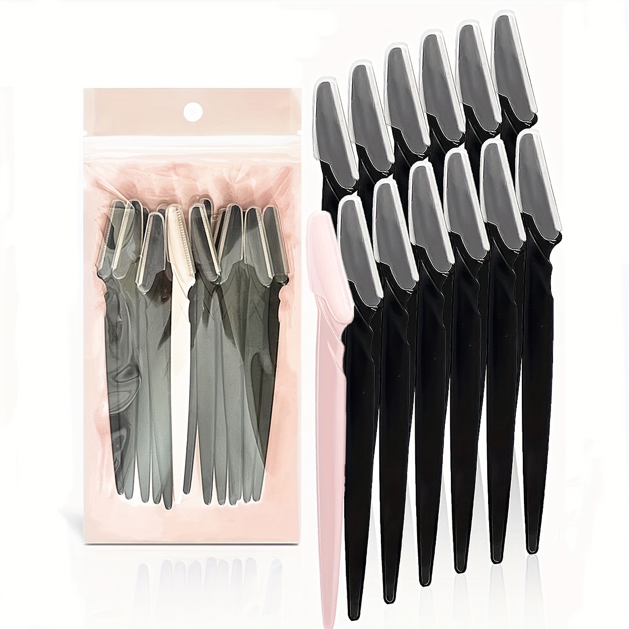 

13pcs/set Eyebrow Razor, Eyebrow Trimmer, Multipurpose Exfoliating Dermaplaning Tools