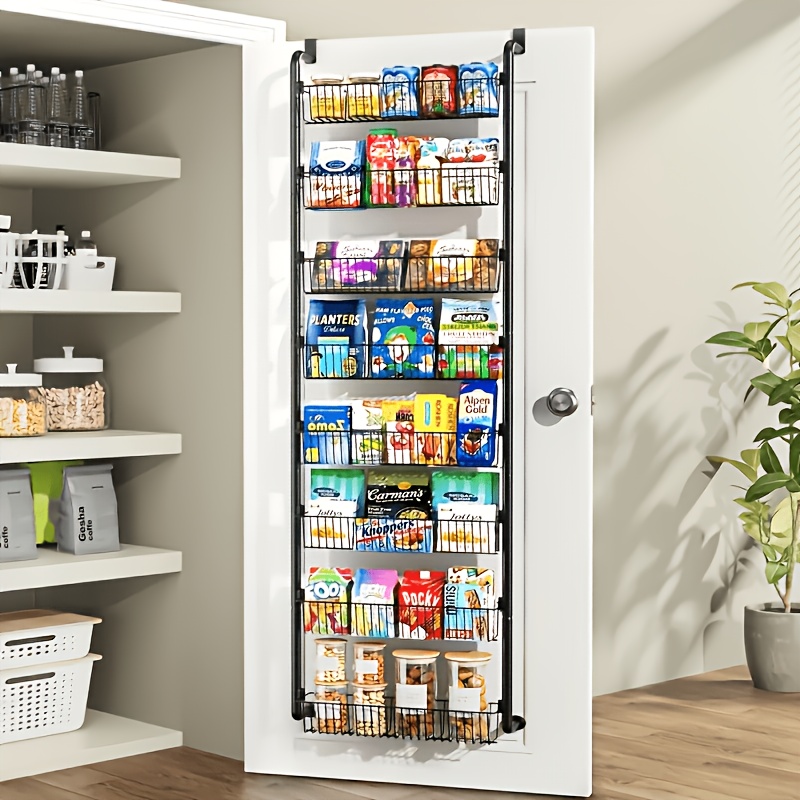 Cesta de almacenamiento colgante de 6/8 niveles, almacenamiento   en   del gabinete,     en el hogar, para snacks,  ,  , almacenamiento, se   a la mayoría de  , herramientas de organización  , kit