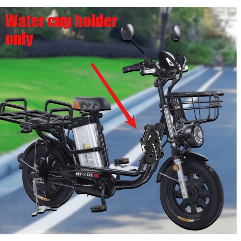 TEMU 2026 New Thickened Universal Bicycle/motorcycle Water Bottle Holder | 1.52-3.96cm Adjustable Clamp, Stable And Portable Drink Holder, Cycling