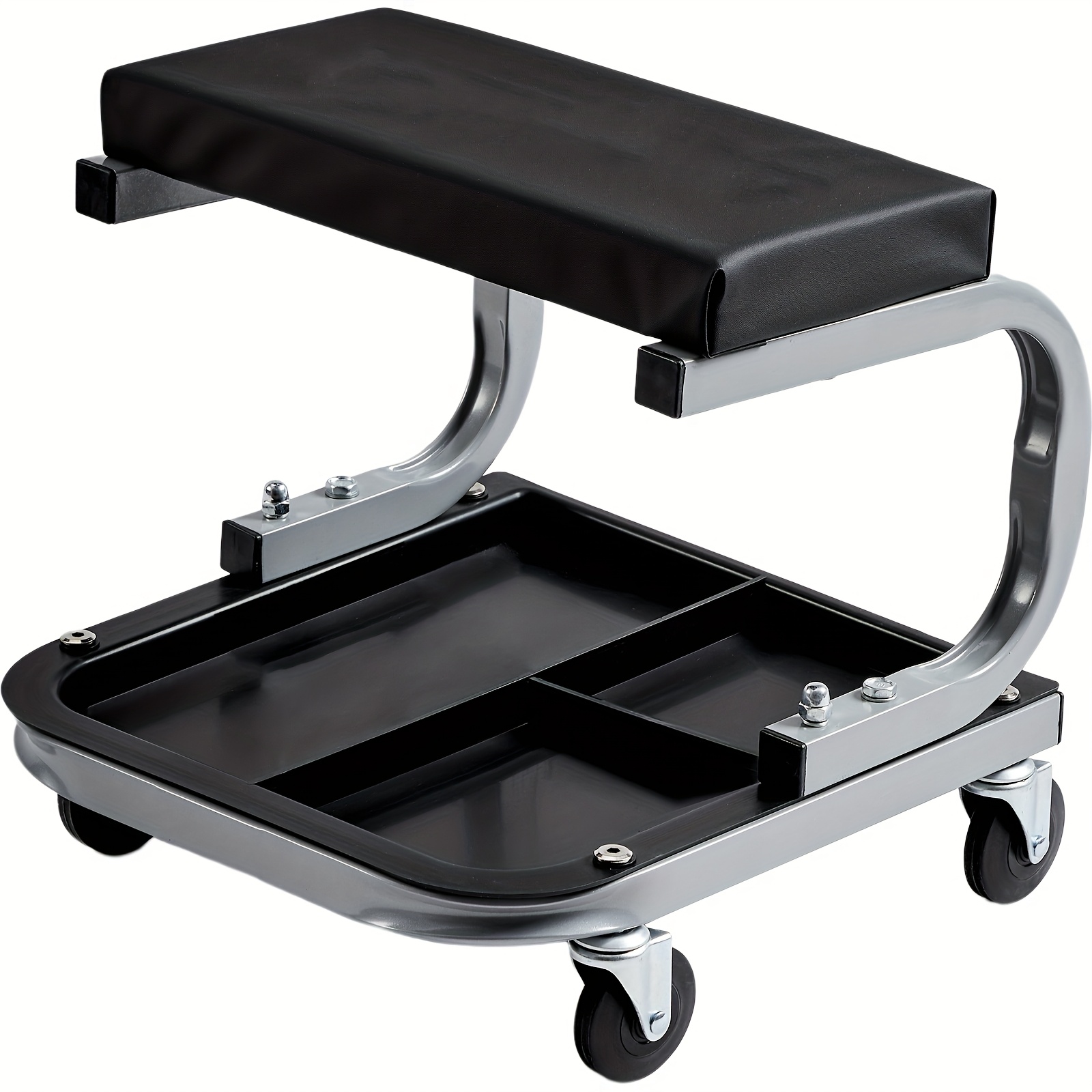 

Vevor Mechanics Garage Stool 250 Lbs Mechanic Seat Under Car Tool Tray