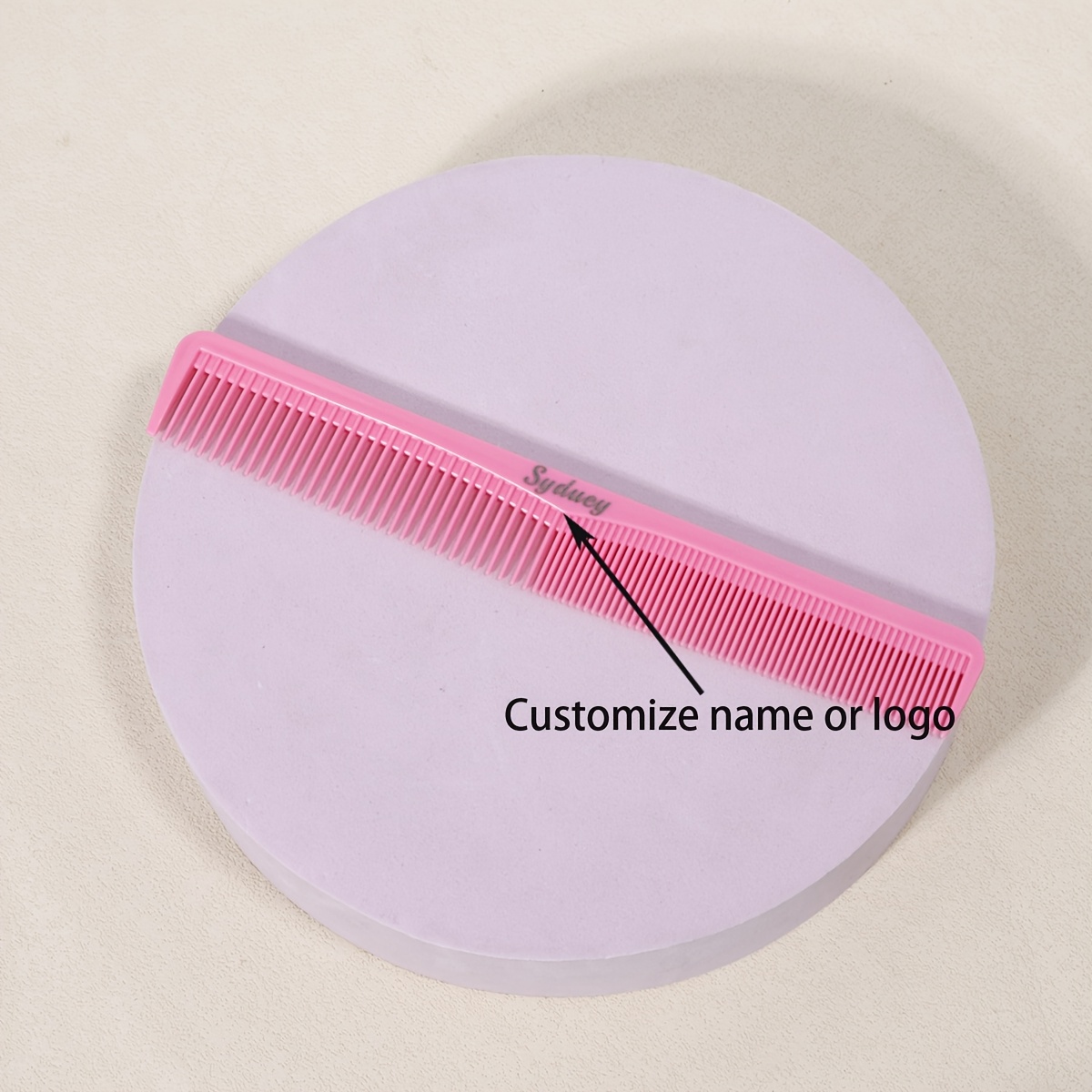 [ Customization ] 1 Customized Double-sided Comb, Styling Comb, Suitable For Any Hair, Customizable Name, Suitable For Gift , Partner , Parent , Birthday Gift, Christmas Gift, New Year Gift