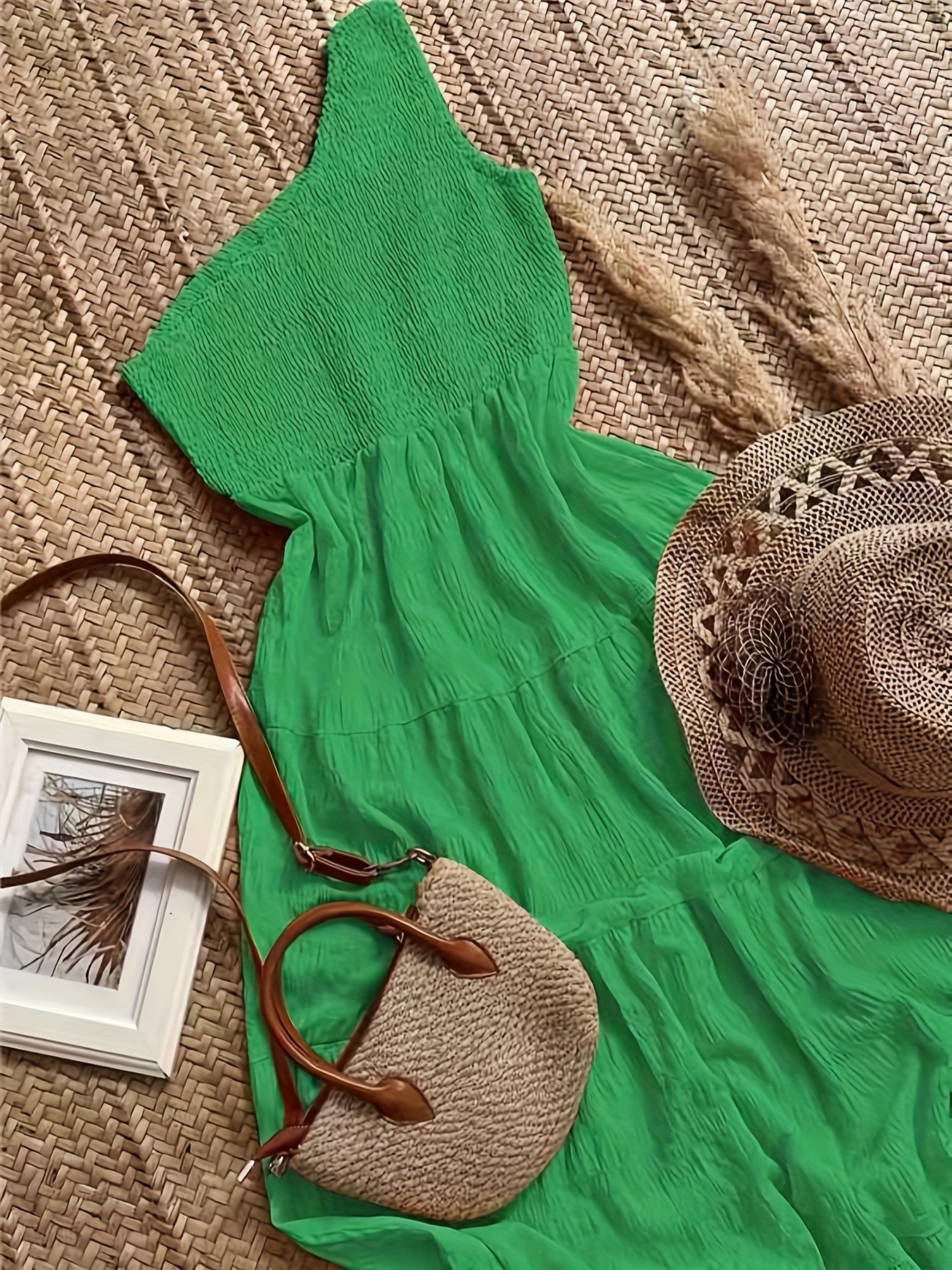 kelly green one shoulder dress Alejandra Alonso Rojas One Shoulder Shawl Dress in Kelly Green 4