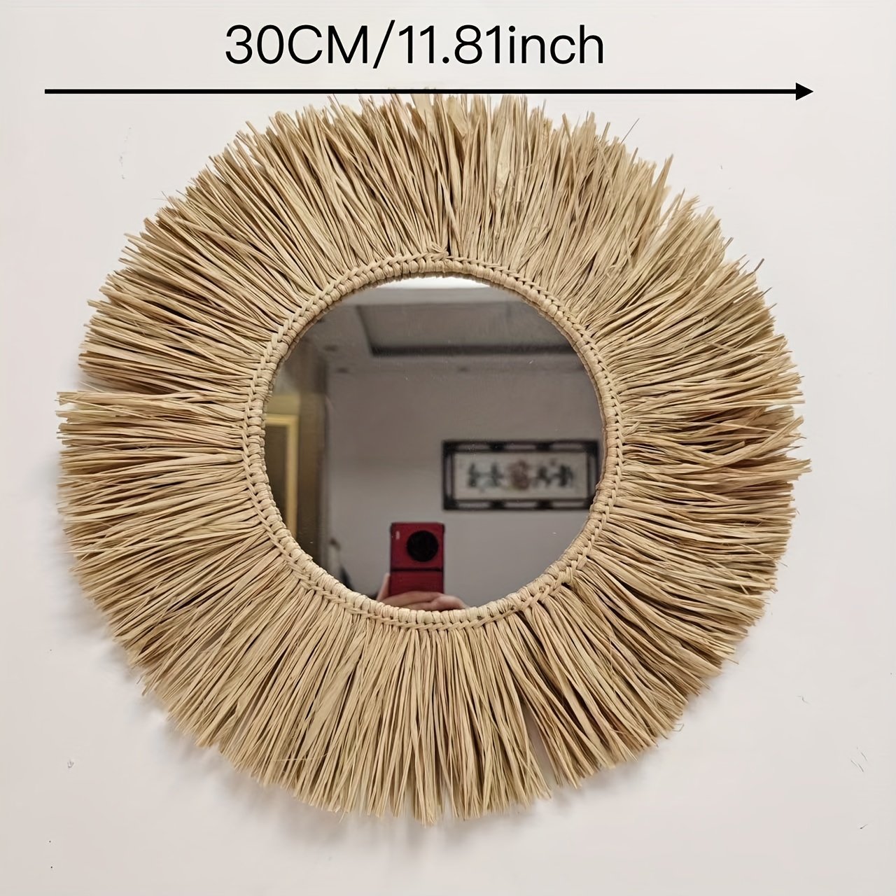 Style Decorative Mirror Grass Mirror