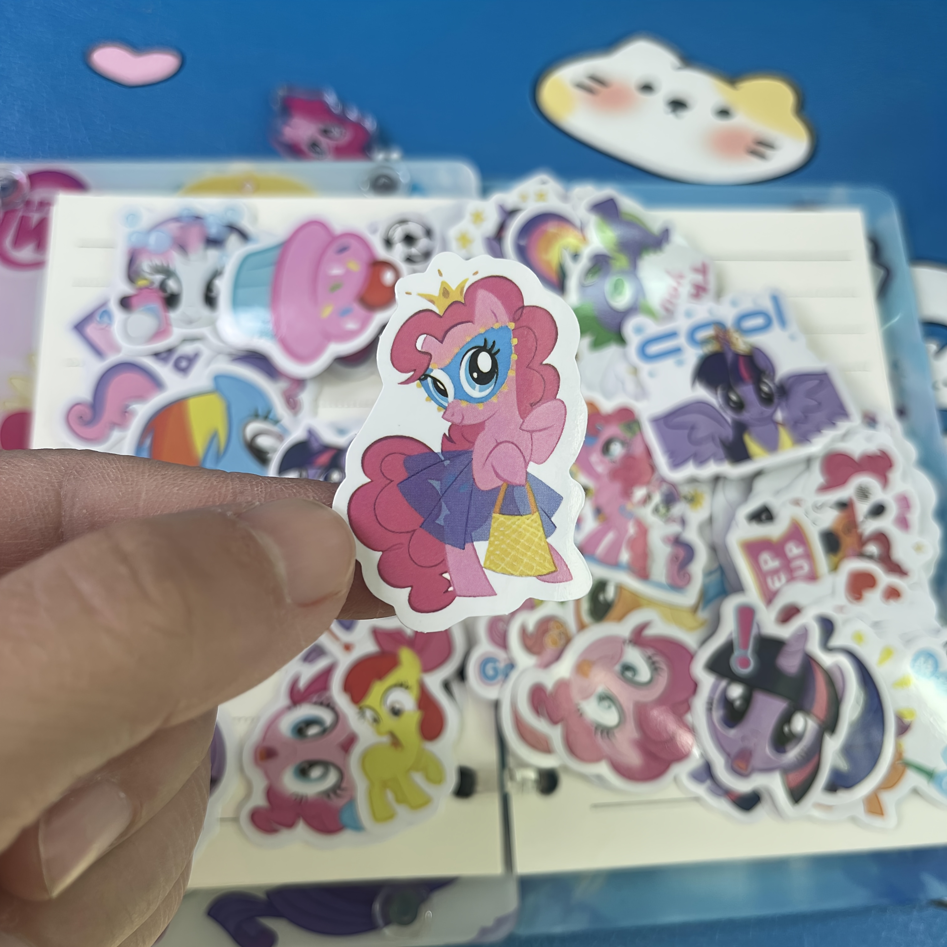 

100pcs Pony Sticker Set - Vibrant, Waterproof Decals For Phone Cases, Laptops & Suitcases - Unique, No-repeat Designs From Pink To Purple, By Hasbro, Stickers For Phone Case