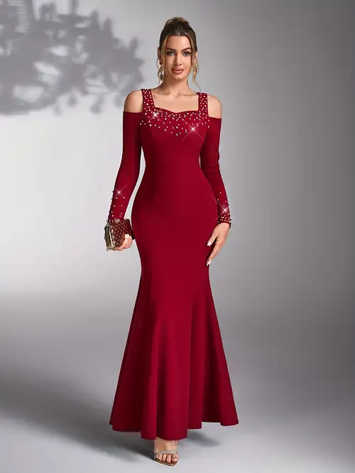 Ladies' Elegant Wedding Bridesmaid Evening Party Dress Ladies' Elegant Wedding Bridesmaid Evening Party Dress