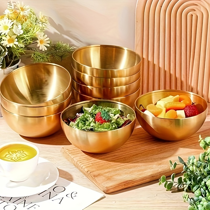 

4pcs Set, - 201 Stainless Steel, Bowls For , Pasta, And