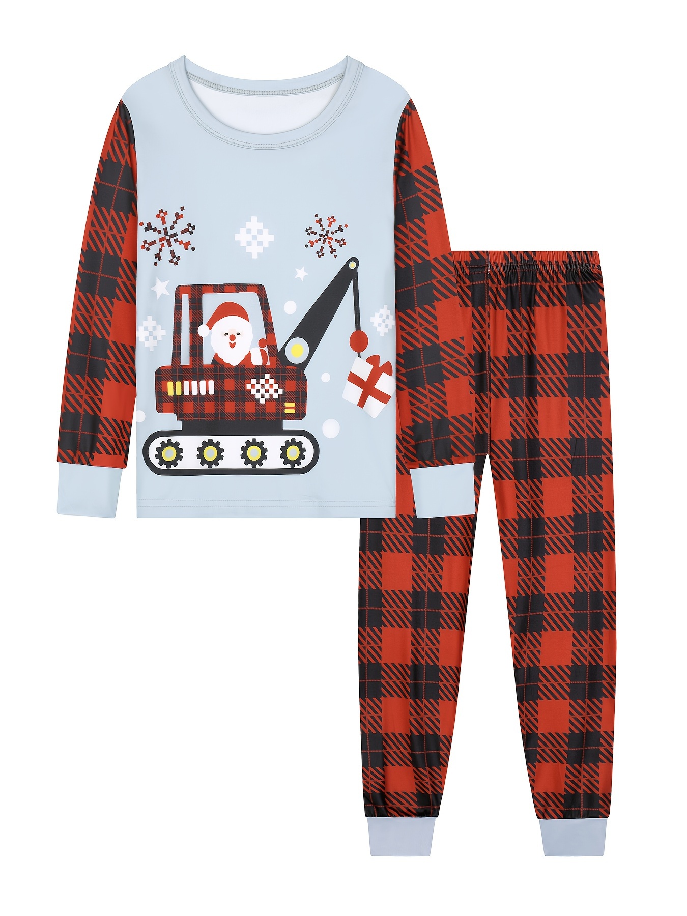 Pigiama 2 Pezzi Per Ragazze - Cotone, Stampa Cartoni, Taglie Forti 8-14 Anni - Foto 4