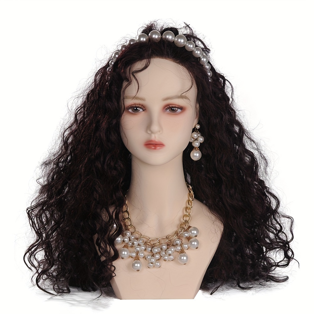 

1pc White Female Mannequin Head Bust For Wigs Earrings Sunglasses Display