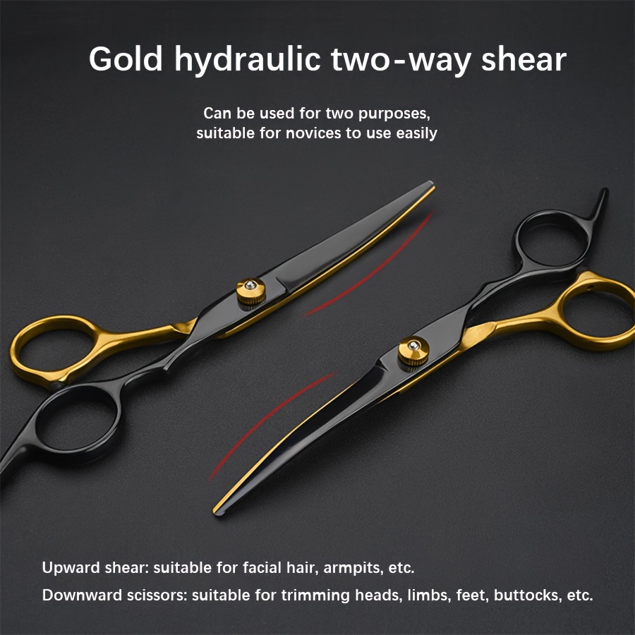 Grooming Kit For Dogs At Home 6-in-1 Pet Grooming Scissors Kit - Professional Stainless Steel Shears For Dogs/Cats Tijeras Dovo