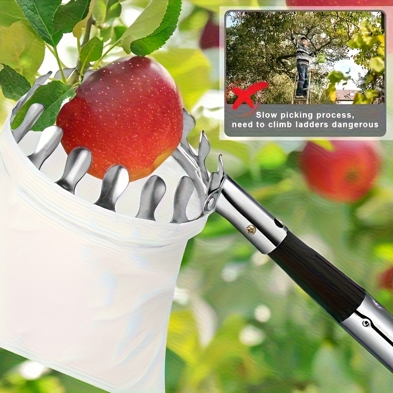 adjustable fruit picker   picking tool with telescopic rod and fruit picker random length extension   157 inches suitable for   fruit picking essential for   harvest Product details 2