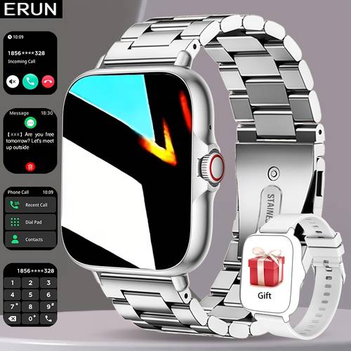 latest smart watch 83 inch touchscreen featuring call reminder multi dial mode weather forecast camera control music reminder sedentary reminder and more functions