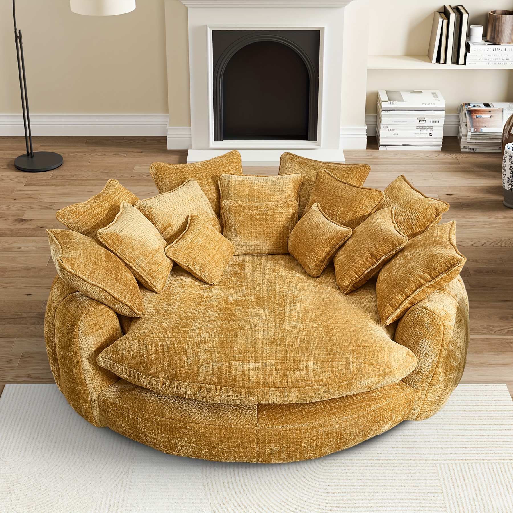 [Fluffy Lazy Bean Bag Sofa] Oversized 81.1