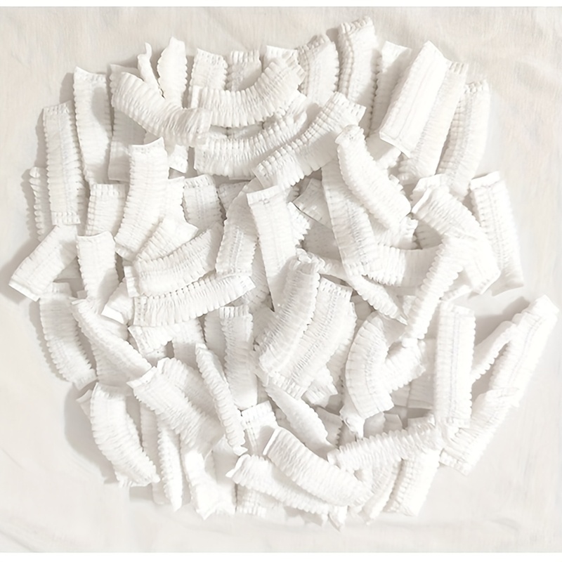 10/30/50 Pack Disposable Vacuum Filter Bags - Elastic Non-Woven Polyester Mesh Covers with Stretch Fit for Home Vacuum Cleaners, Traps Dust & Pet Hair, Improves Suction Efficiency