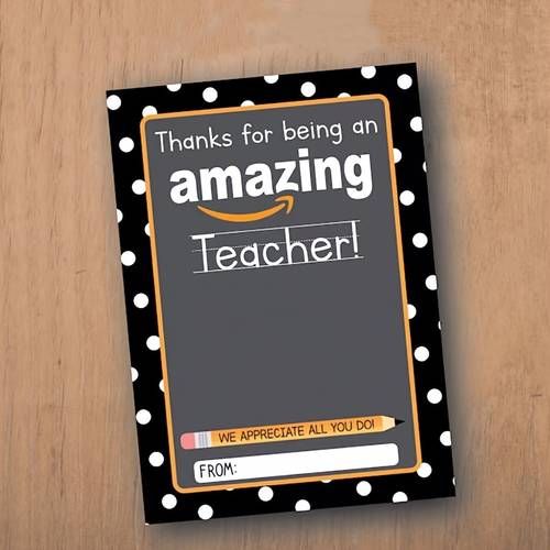 teacher appreciation gift card holder thank you for being an amazing teacher