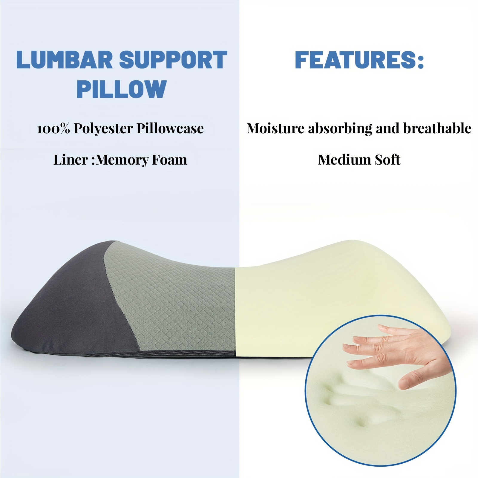 usb powered heated lumbar support pillow with 5 adjustable temperature settings timer ergonomic back for office chairs cars and home use gray backrest pillow Product details 5