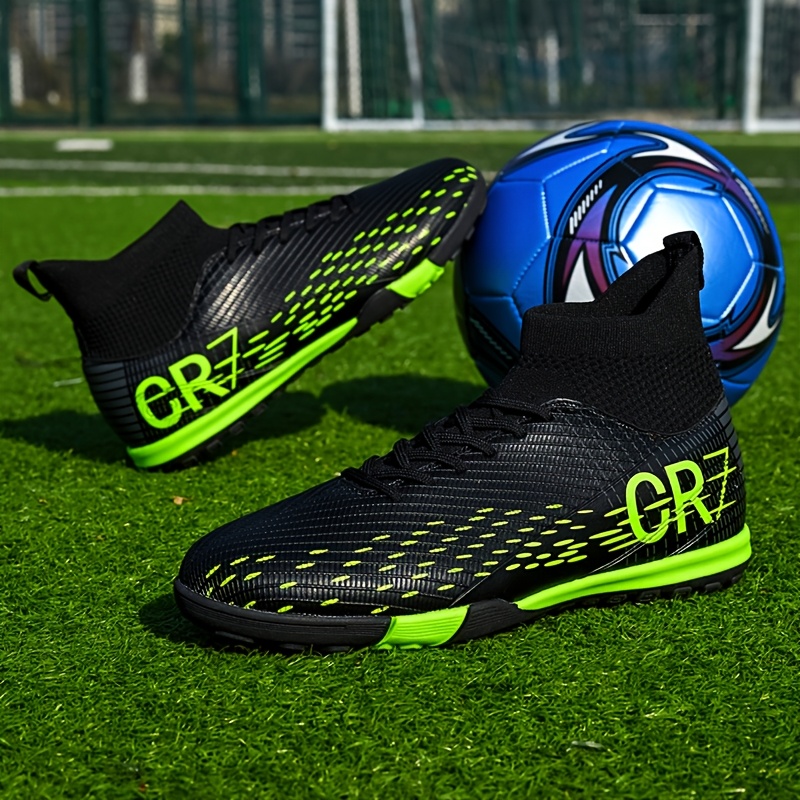 botas fútbol hombre ag/fg tacos metálicos soporte en tobillo