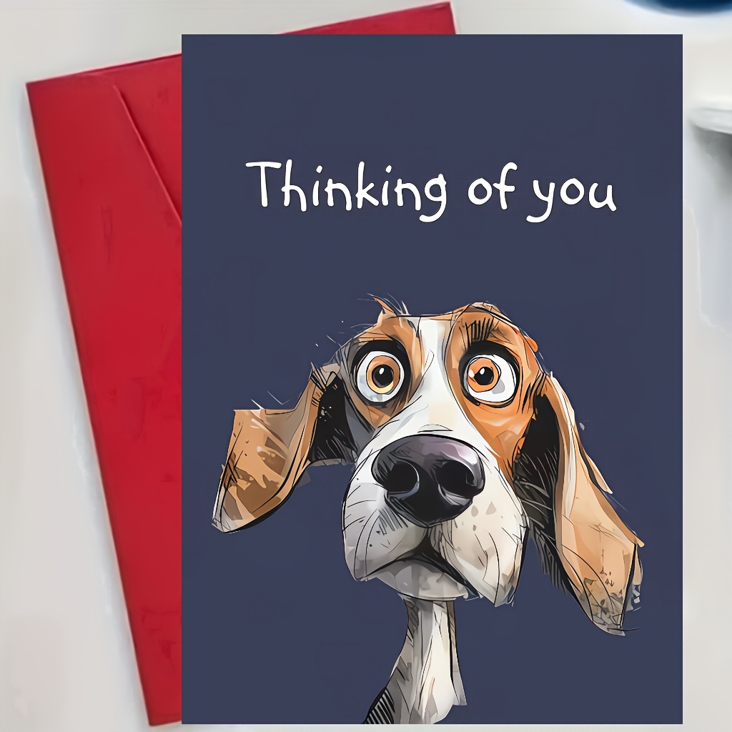 TEMU 1pc, A Fun "" Card With Envelope, Suitable For , , , Colleagues, Family, Cards, Cards, I Will , What Would I Do , Meaningful Greeting Card,