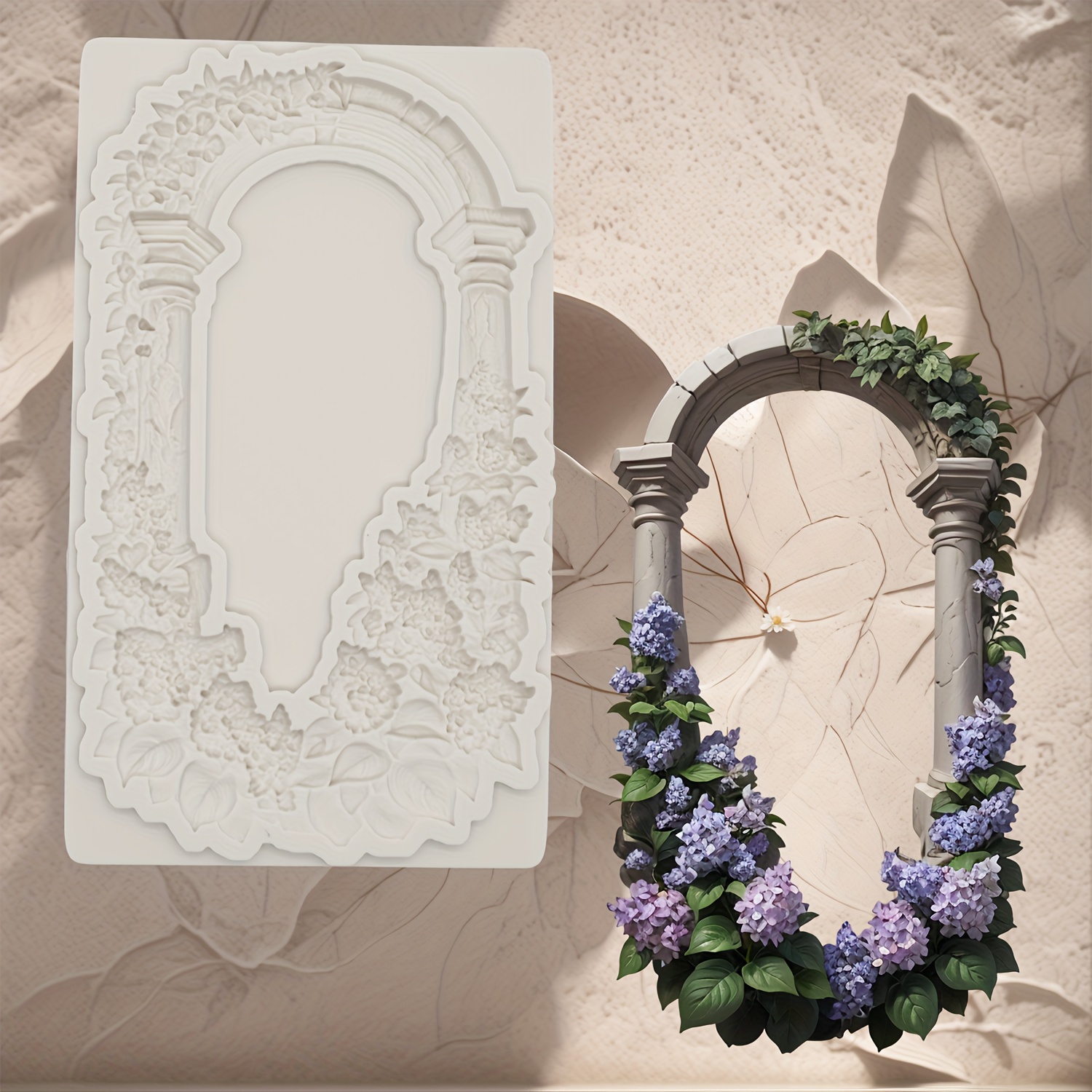 Tür-Silikonform – Für Fondant, Seife & Deko, 6x4 Cm, Hitzebeständig Bis 230°C