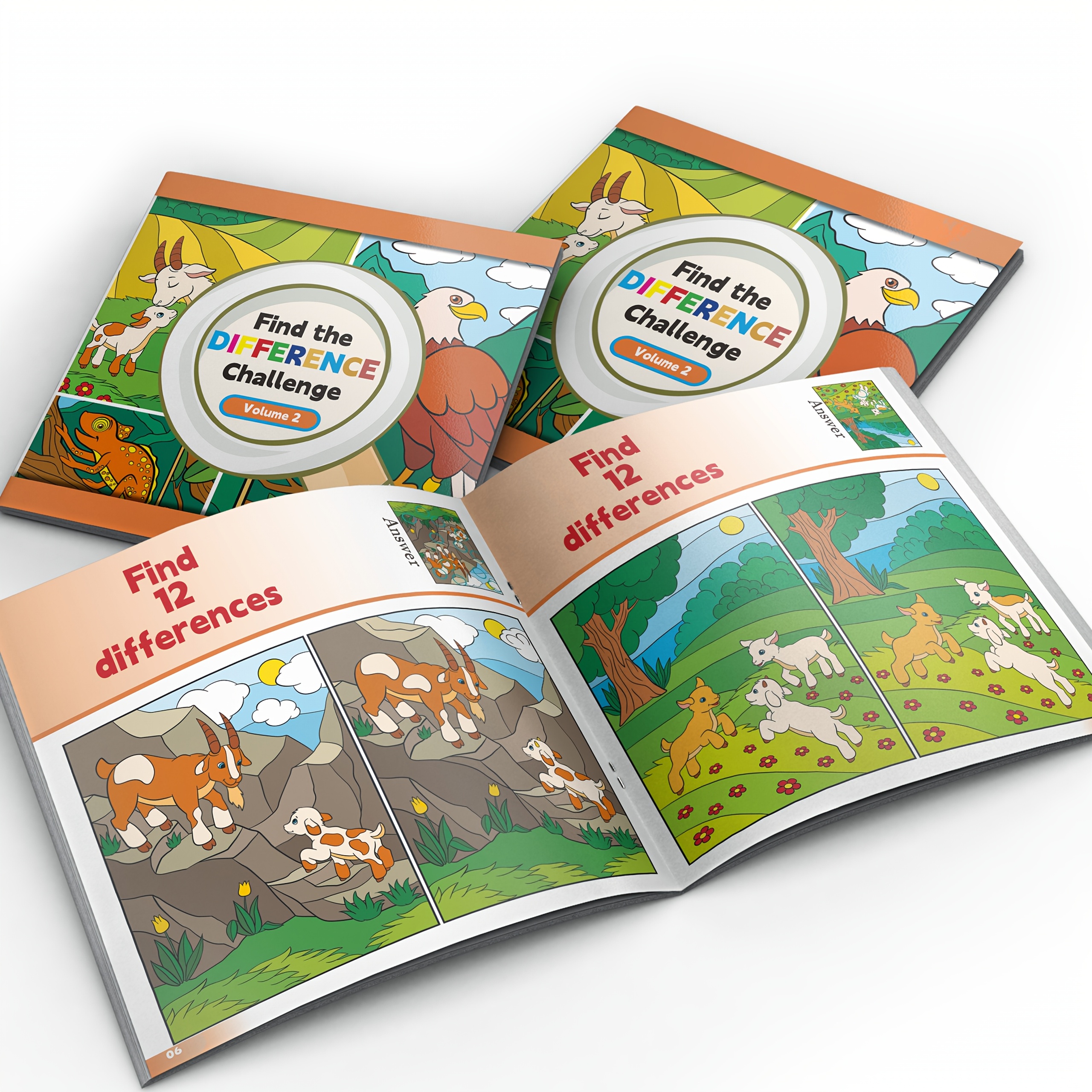 1pc of Find The Differences: Improve Your Observation Abilities And IQ with This Top Wisdom