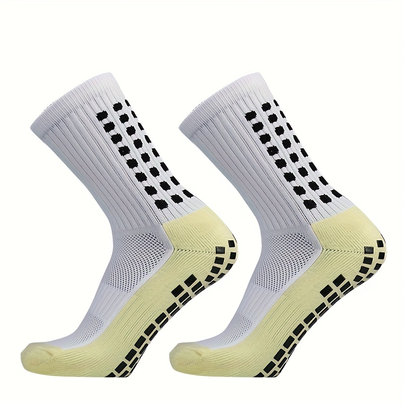 Image of New Breathable Anti-slip Silicone Mid-calf Soccer Socks For Competition, Training, Casual Wear, Men And Women, Outdoor Sports