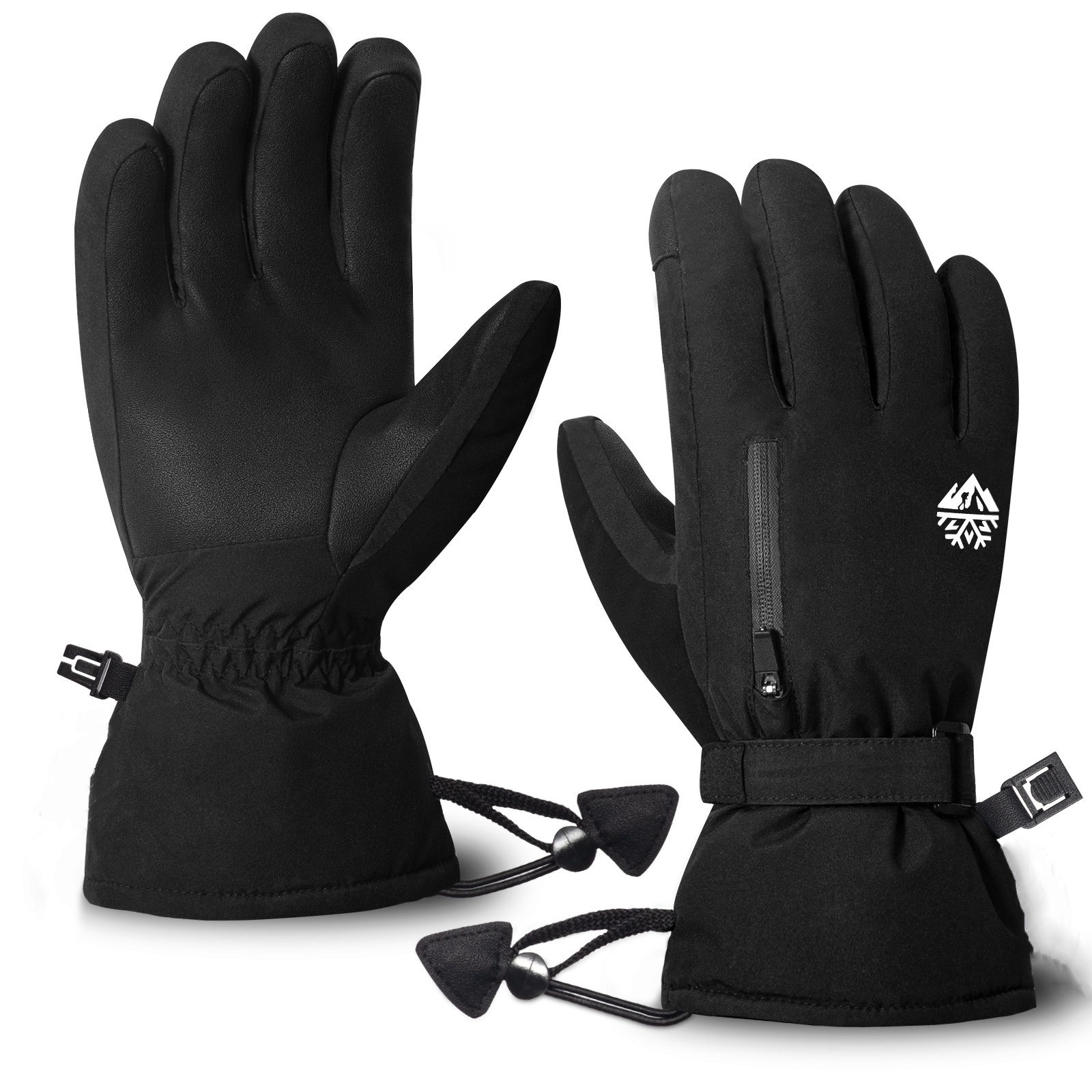 Outdoor Skiing Gloves Suitable For Men And Women, Warm Gloves For Cold Weather, Sizes, Suitable For Sports, Running, Fishing, And Used As Christmas And Valentine's Day Gifts!