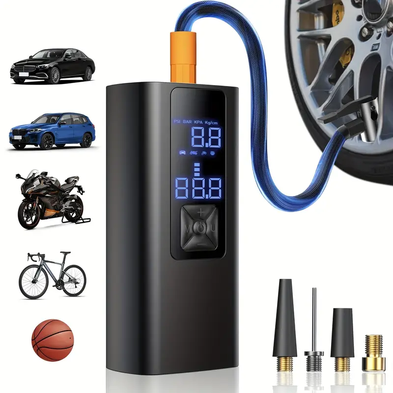 Tyre Pump Automatic Air Pump For Car Bike Cycle OlarHike Cordless
