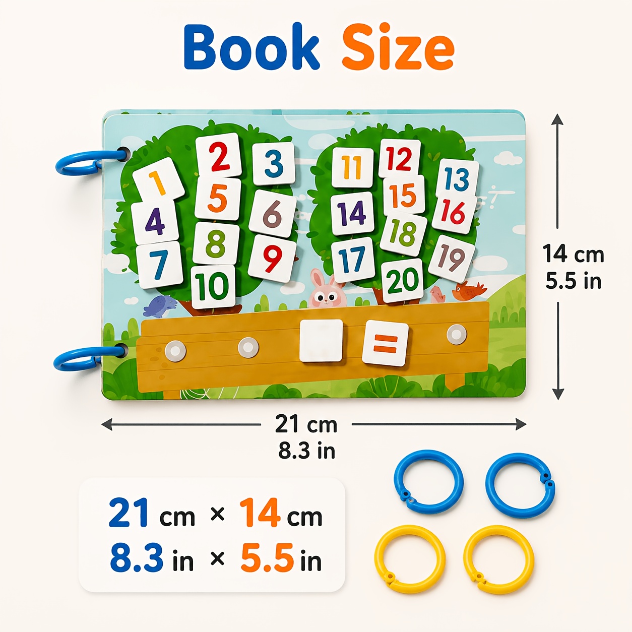 Interactive Learning Quiet Sticker Book with Stickers