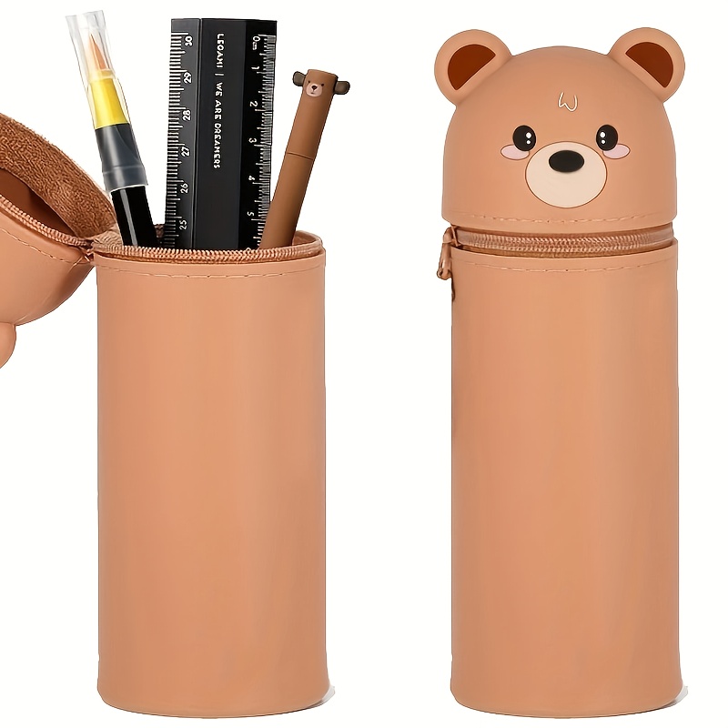 CORAL &TUSK ポーチ（Bear Pencil） CORAL&TUSK [Bear Pencil Pouch] クマモチーフ 両面刺繍 ポーチ