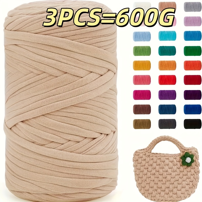 3 kosov poliestrska vlakna 600 g/21,16 oz mehka in elastična obrtna poliestrska tkanina, svetlo , zelena, roza â€“ idealna za DIY pletenje,
