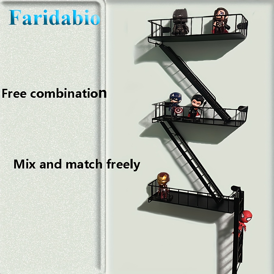 Creative Multi-Tier Staircase Combination Shelf, Wall Display