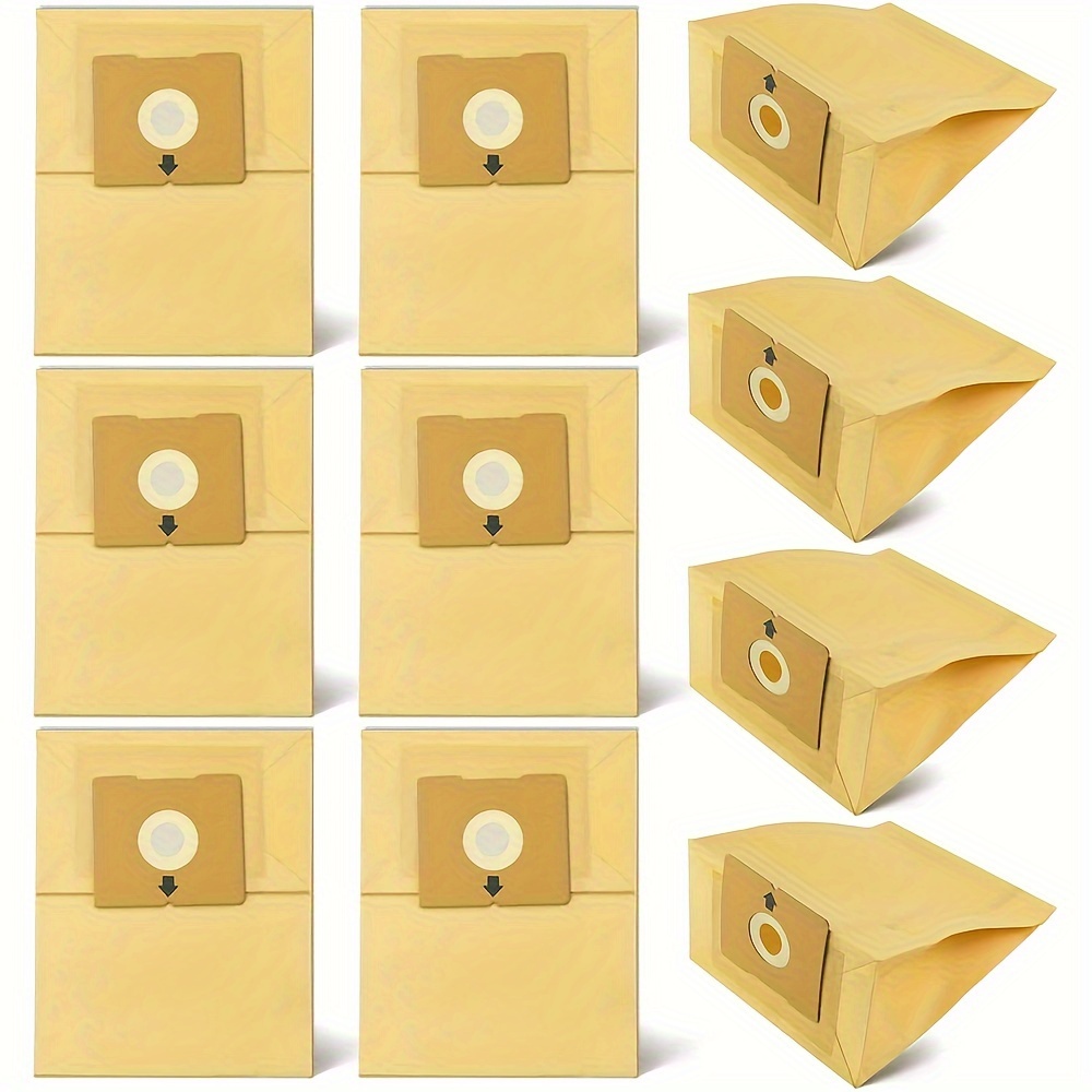 TEMU Confezione da 10 sacchetti per aspirapolvere Bissell 4122, 2154A, 2154W, 2154, 4122D, 1668, 1668C, 1668W, 1608, 2154C con sacco, parte n.