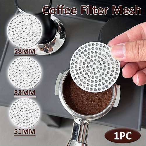 51 53 58 coffee secondary water mesh stainless steel coffee machine handle water disc