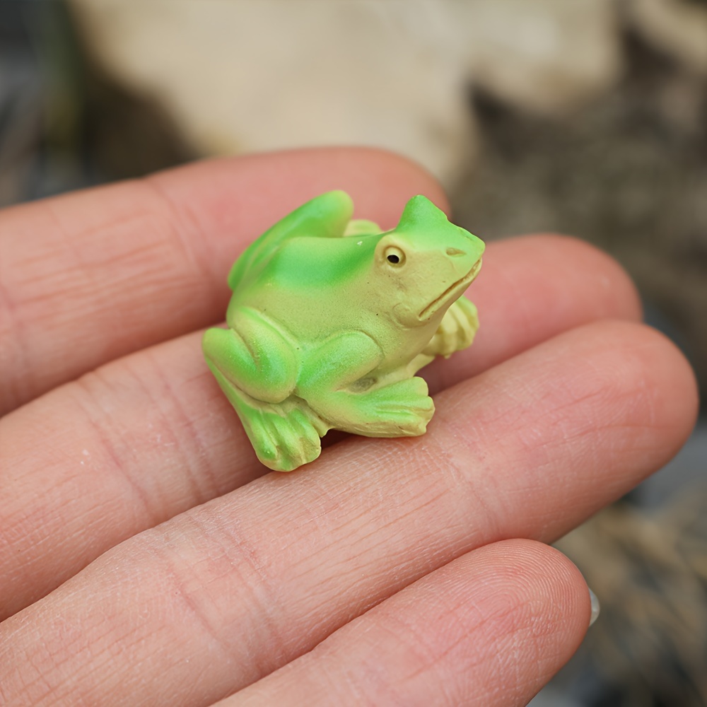YuanHolumid Miniatur-Vögel Aus Resin – 4 Blaue Vogelfiguren Für Deko, Feengarten & Bonsai