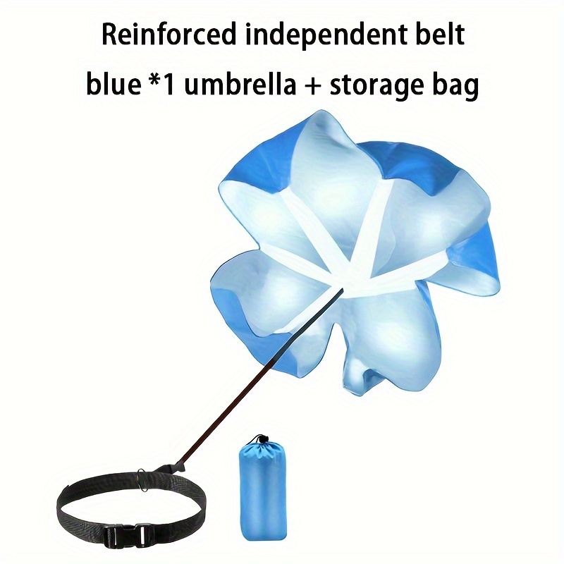 TEMU Parachute d'entraînement de vitesse pour , , le basket-ball, l'athlétisme - Chute de résistance pour améliorer et , tissu Oxford - Lot de 1,