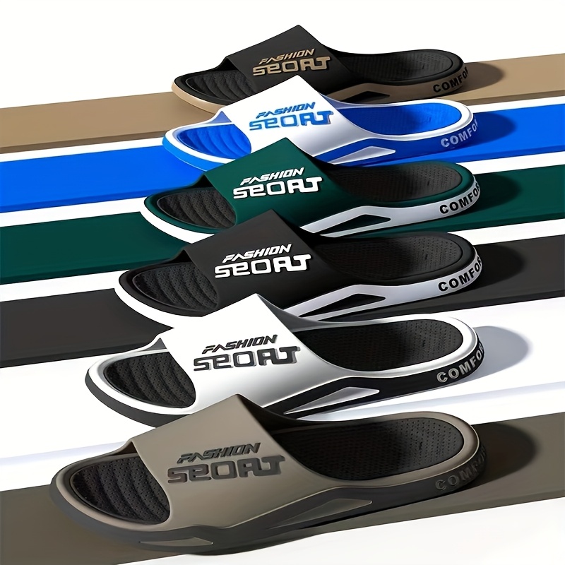 size fashion flat slippers for home bathroom indoor lightweight soft sole slippers for outdoor sports wear comfortable beach sandalssuitable for men women Product details 4