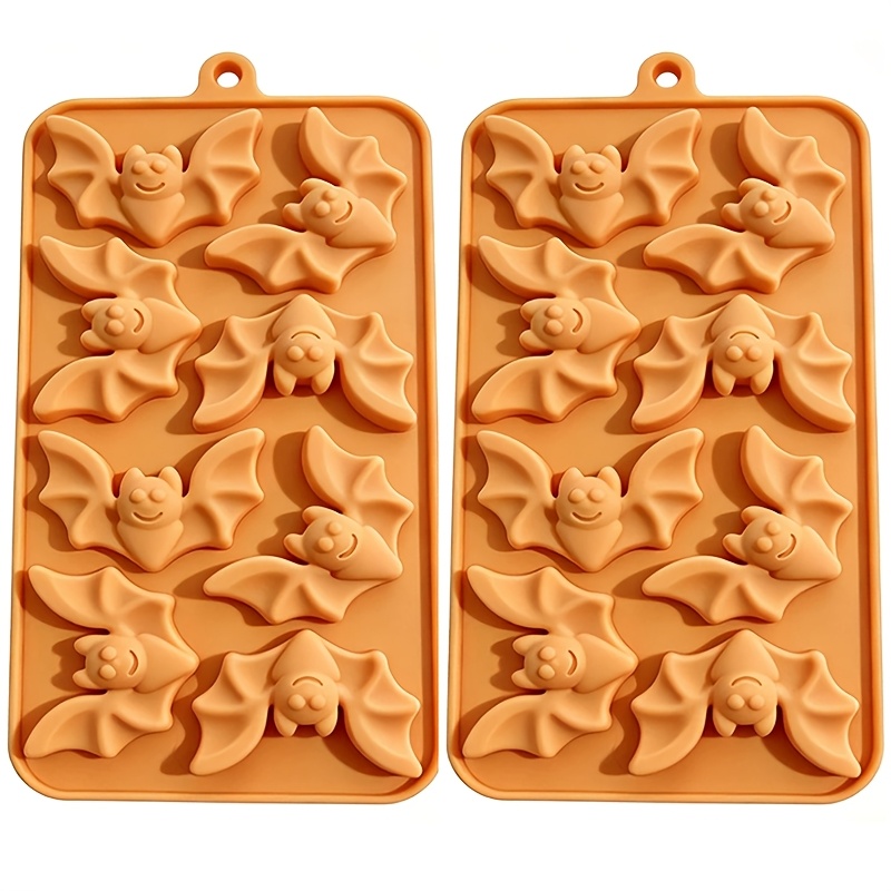 TEMU Stampo in silicone per resina epossidica di Halloween, bambola per il Festival dei Fantasmi, stampo per a forma di pipistrello e , stampo per di
