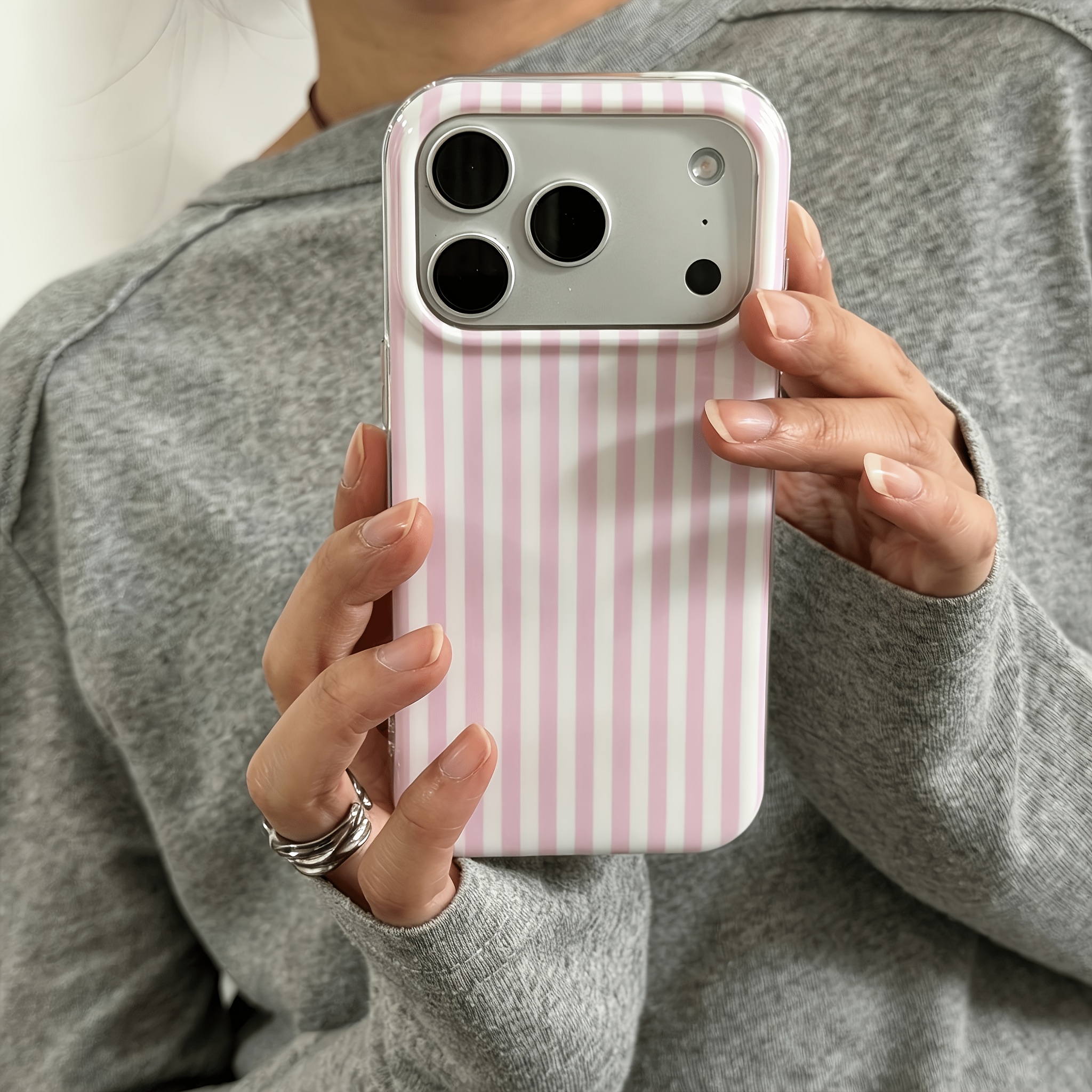 TEMU para teléfono: de moda con de rayas para iPhone 18/18 Pro/18 Pro Max, para iPhone 17/17 Pro Max/17 Pro/16/11/13/ Pro/15 Pro Max/12/13 Pro/13 Pro