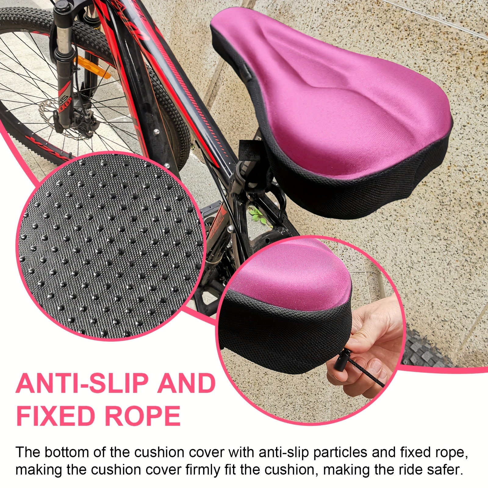 Bike seat soft cover sales