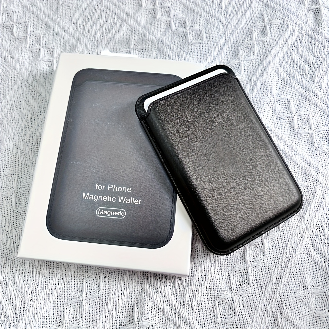 

1pc, Suitable For Apple Magnetic Wallet For Iphone 1213141516 Pro Max + Mini Magnetic Card Holder Card Holder Shell Accessory Box