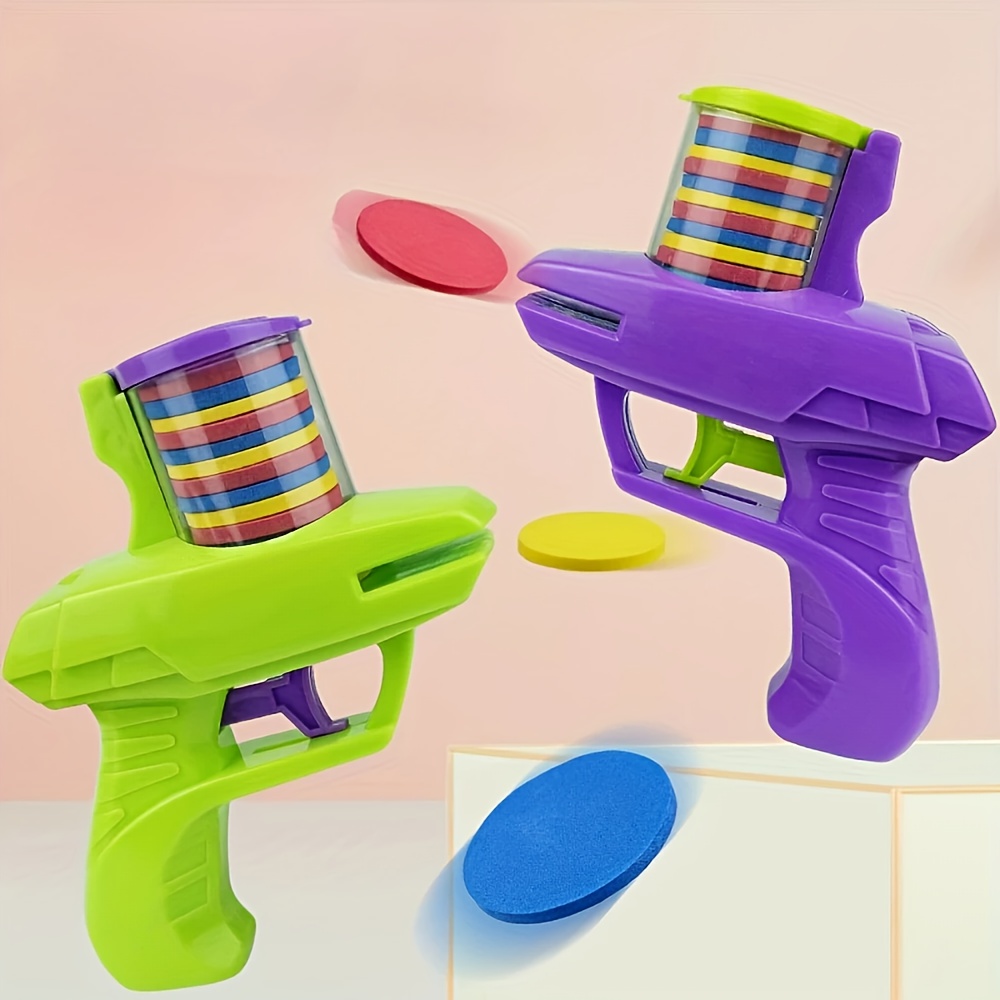 2pcs Vibrant Foam Disc Launchers with 30 Foam Discs
