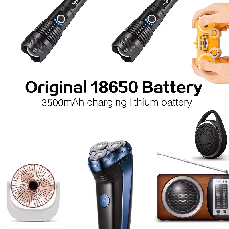 juego de 16 baterías de litio 18650 genuinas con una capacidad de 3500mah, diseño de , baterías recargables de 3.6v adecuadas para ventiladores, linternas y herramientas eléctricas Detalles del producto 7