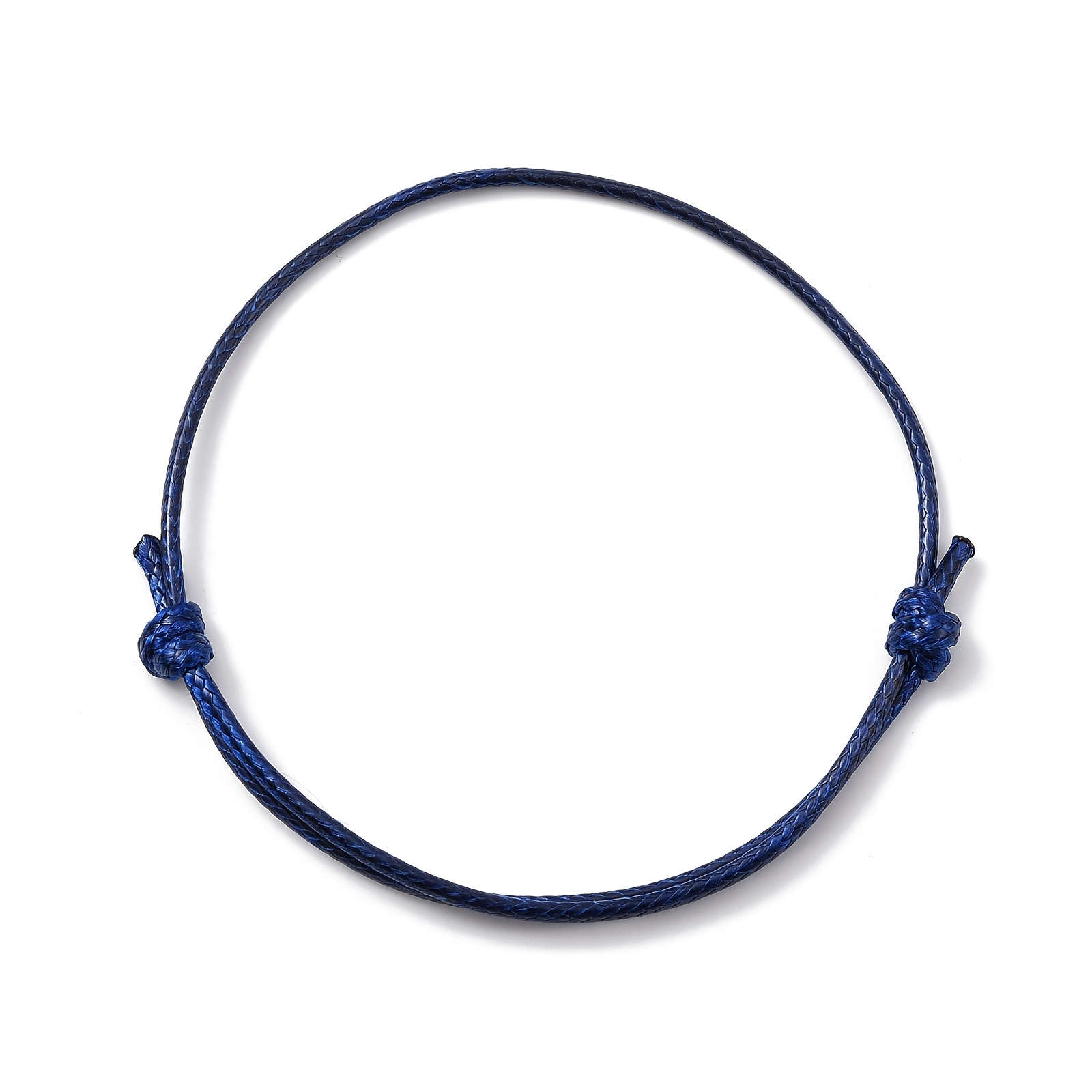 100pcs Adjustable Waxed Polyester Bracelet Cords in 5 Colors